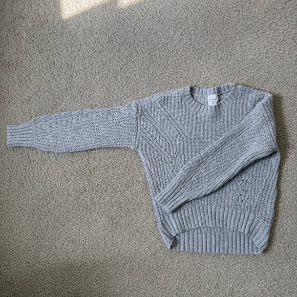 Abercrombie Kids Grey Knit Sweater - Size 9/10 - Picture 3 of 5